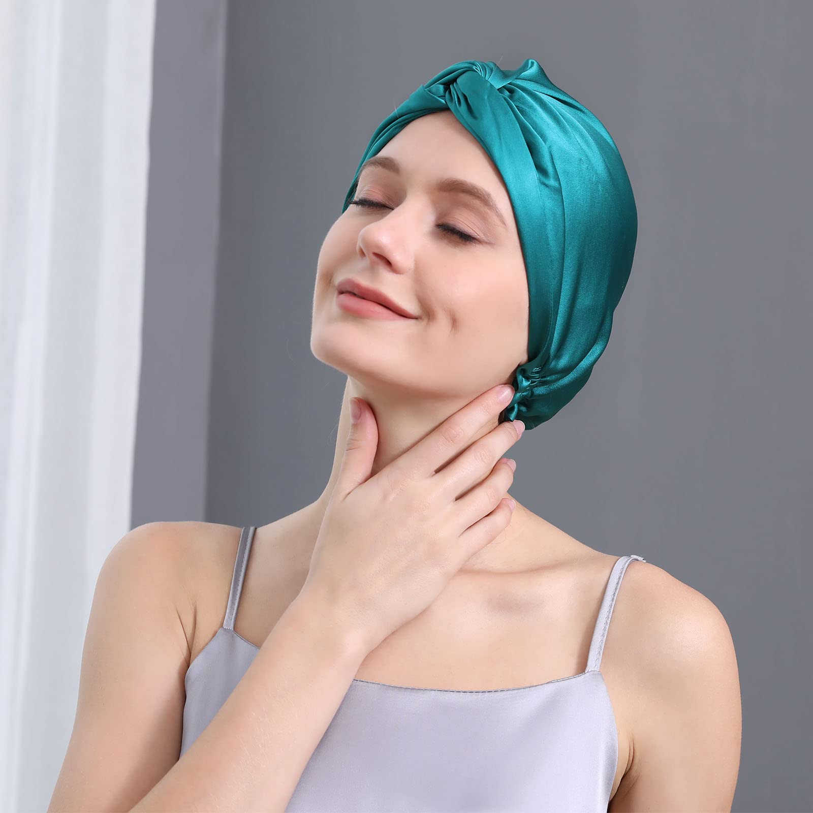 Bonnet DaisySilk respirant et léger pour la nuit
