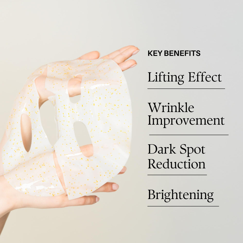 Masque hydrogel 8-formes de d'alba Piedmont – sensation de fraîcheur après le soin.