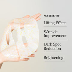 Masque hydrogel 8-formes de d'alba Piedmont – sensation de fraîcheur après le soin.