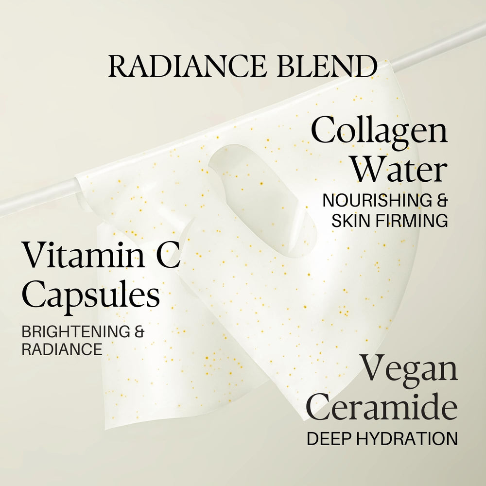Masque hydrogel Signature Vita Capsule de d'alba Piedmont – vegan certifié par le label italien.