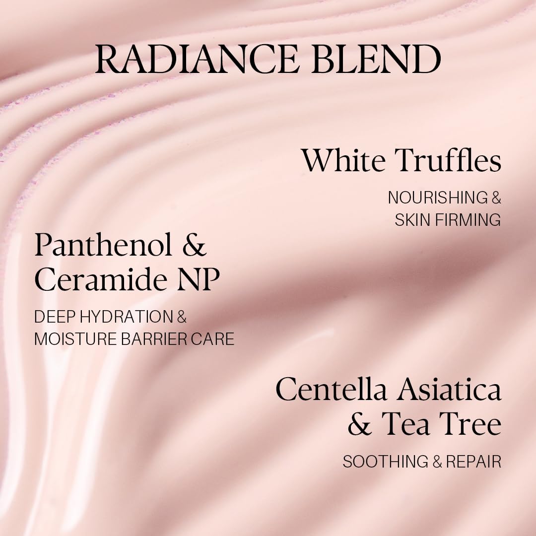 d'alba Piedmont Waterfull Serum on the face providing even tone in daylight.