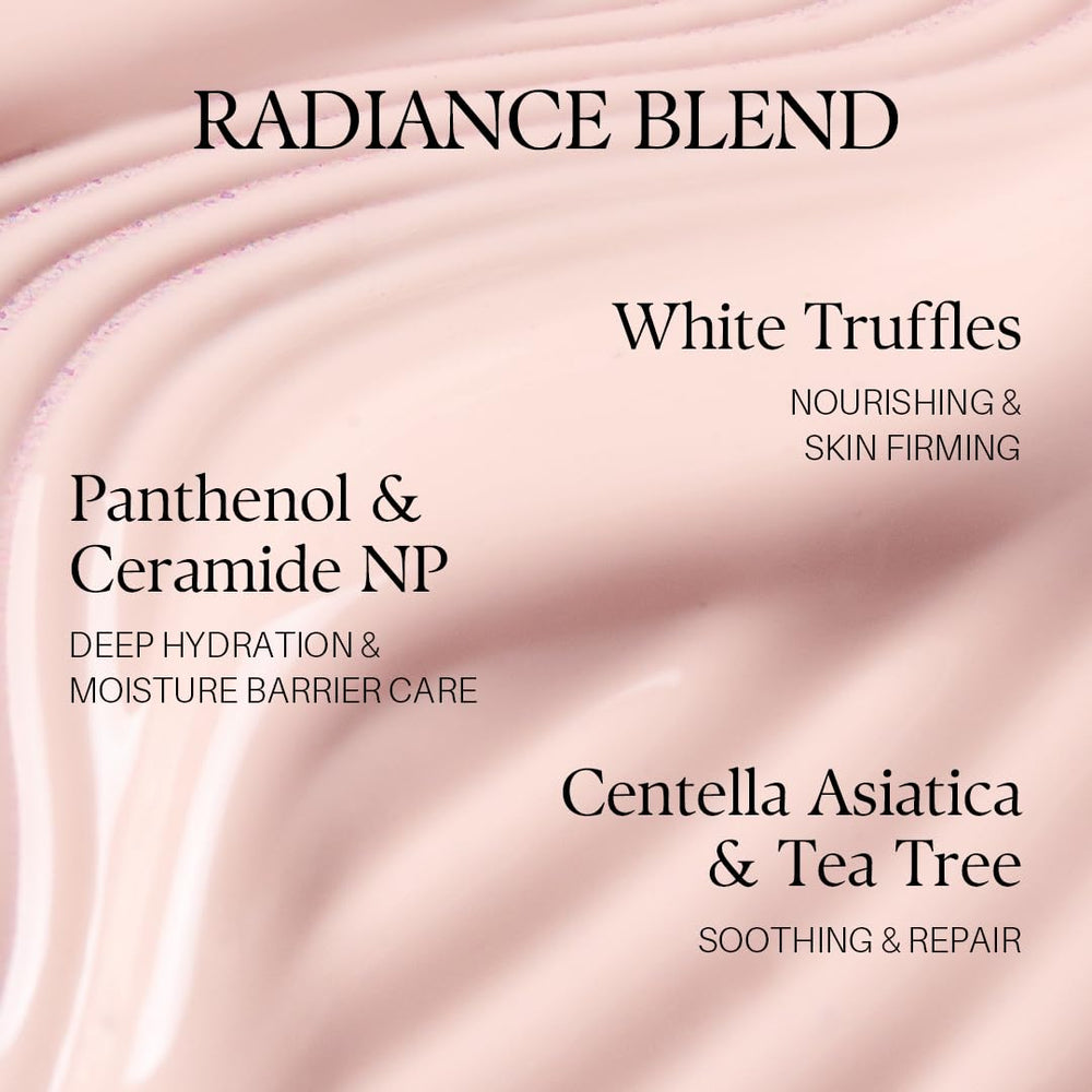 d'alba Piedmont Waterfull Serum on the face providing even tone in daylight.