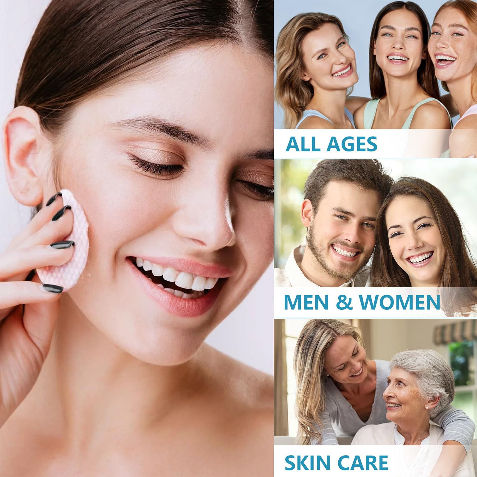 Peau plus lumineuse après l’utilisation des Dalin Glycolic Pads