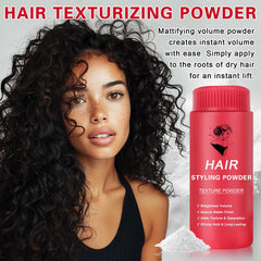DAMUSI poudre texture cheveux finition matte pour apparence légère