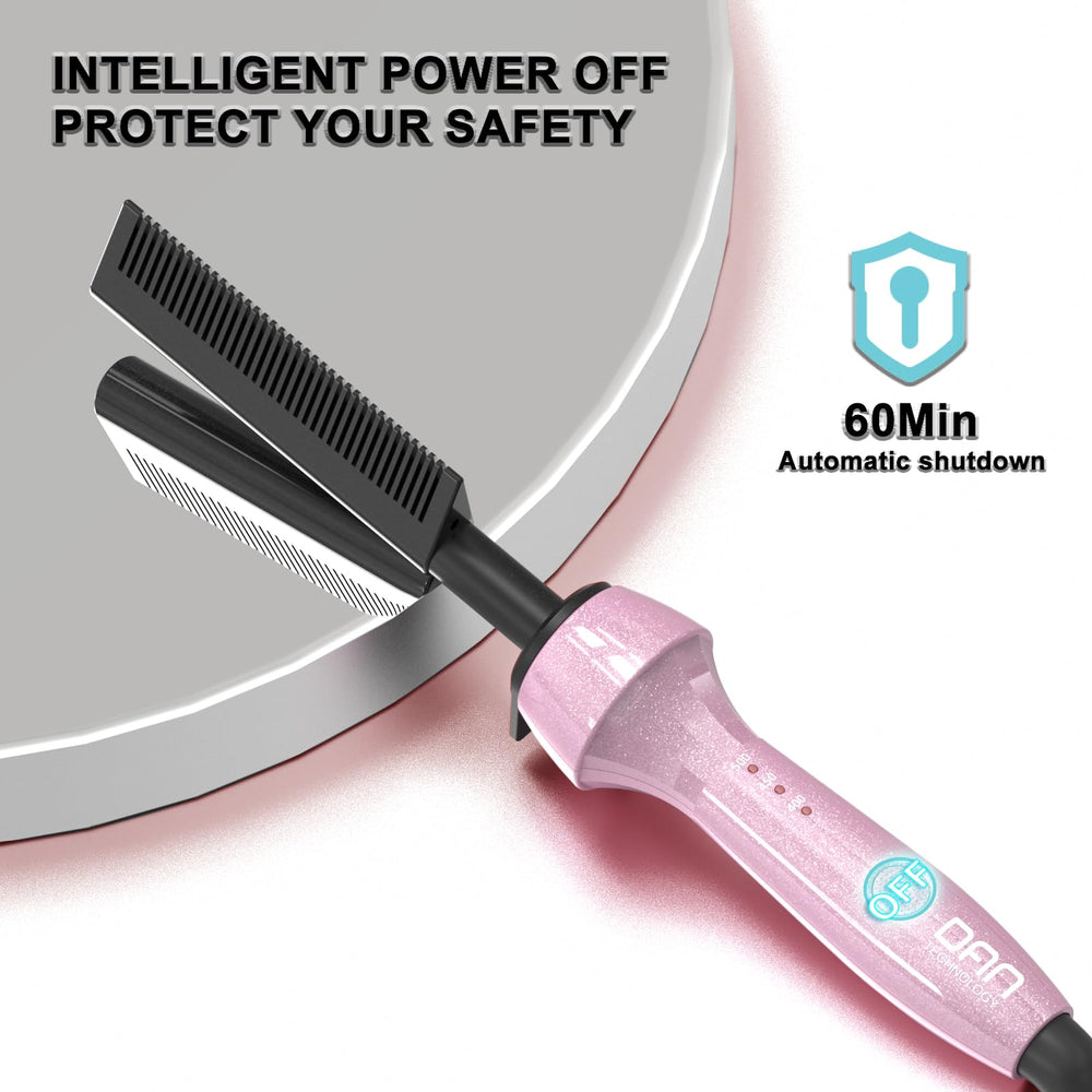 DAN Technology peigne thermique 500F rose arret auto 60 minutes