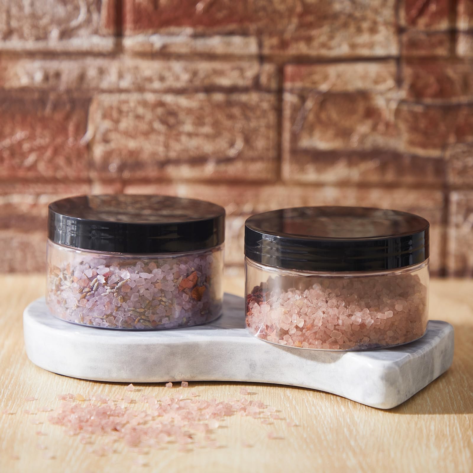 Dandat pot-etanche-joint-couvercle, anti-fuite pour crèmes et cosmétiques.