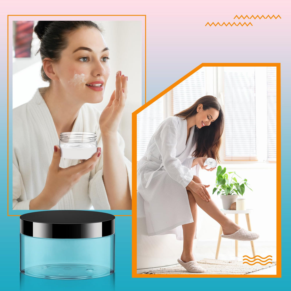 Dandat pot-polyvalent-usage cosmétique, idéal pour lotions et fournitures maison.