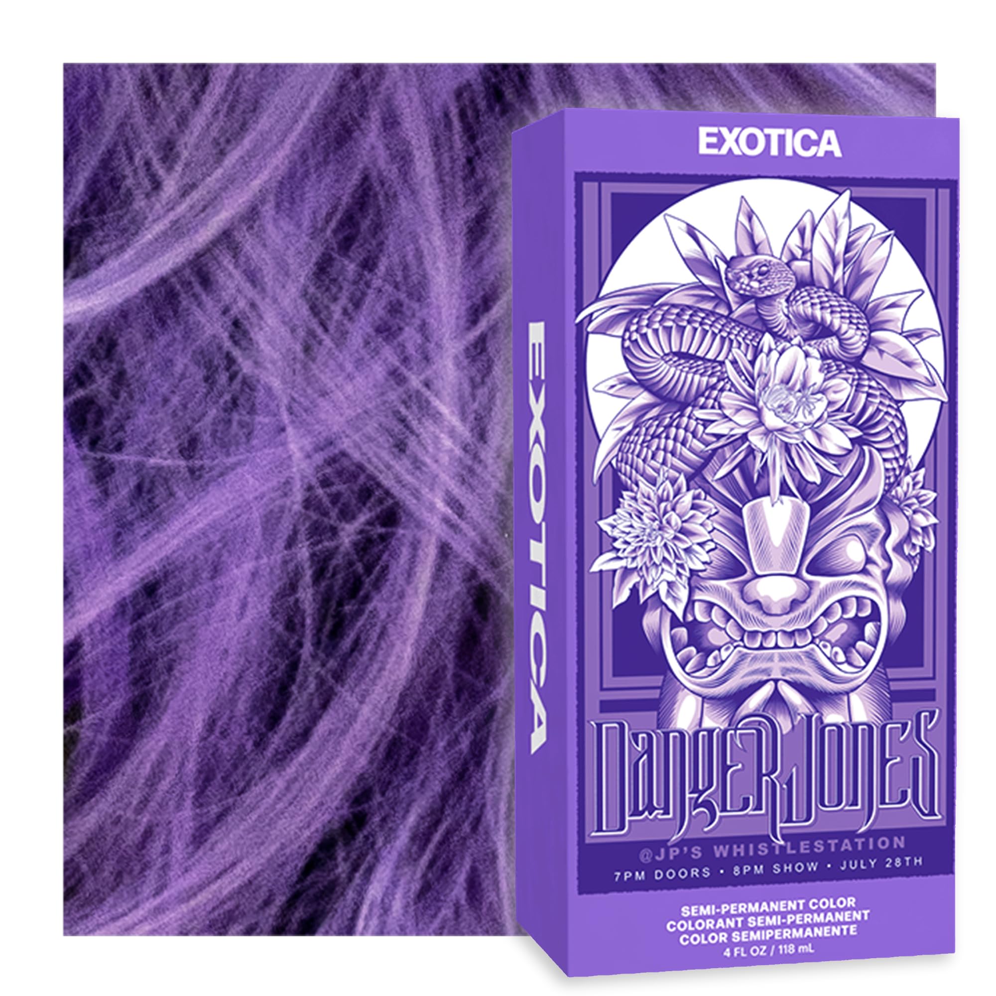 Danger Jones Exotica Violet Clair – bouteille prête à l’emploi et couleur vive