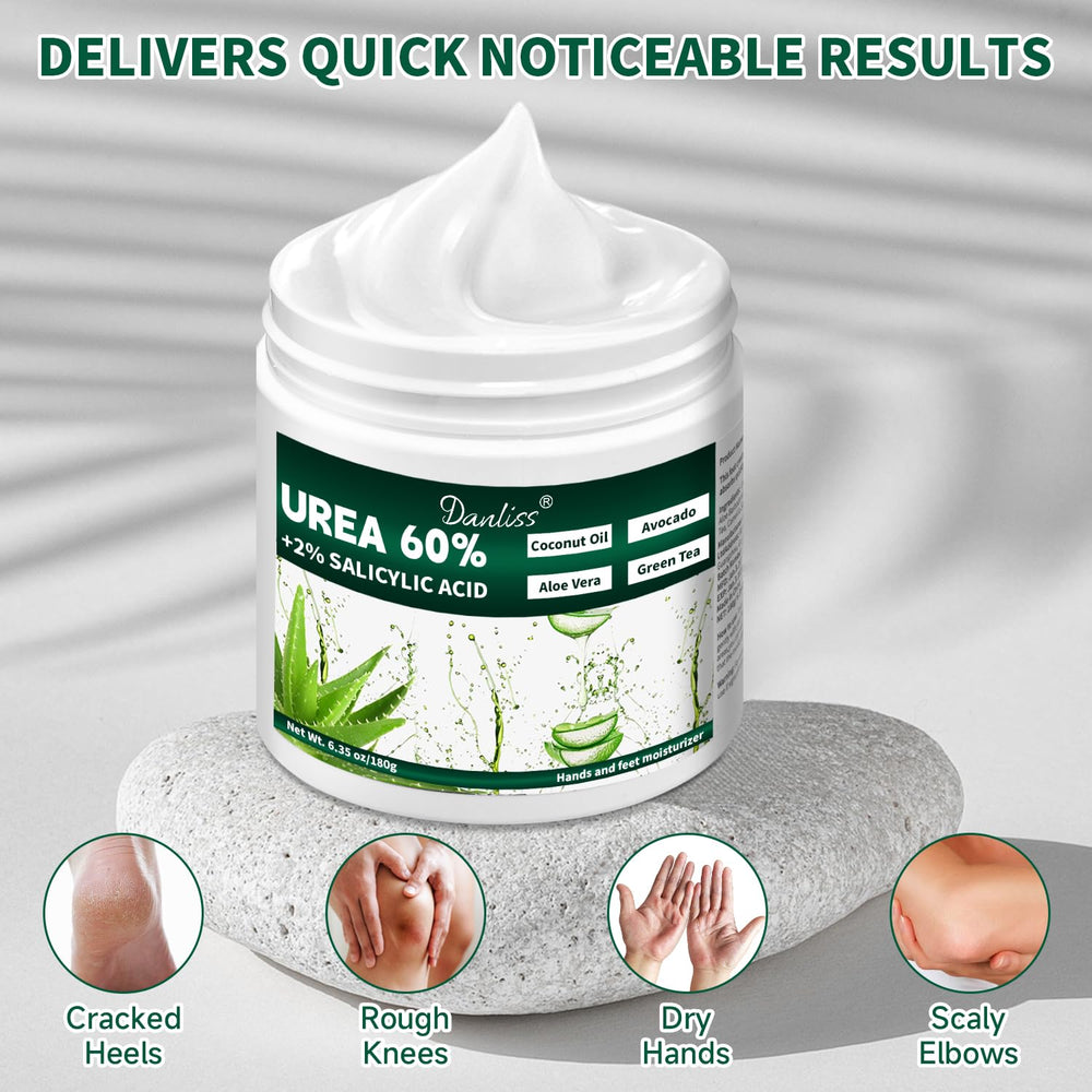 Danliss Crème Urée 60% sans parfum, soin confortable.