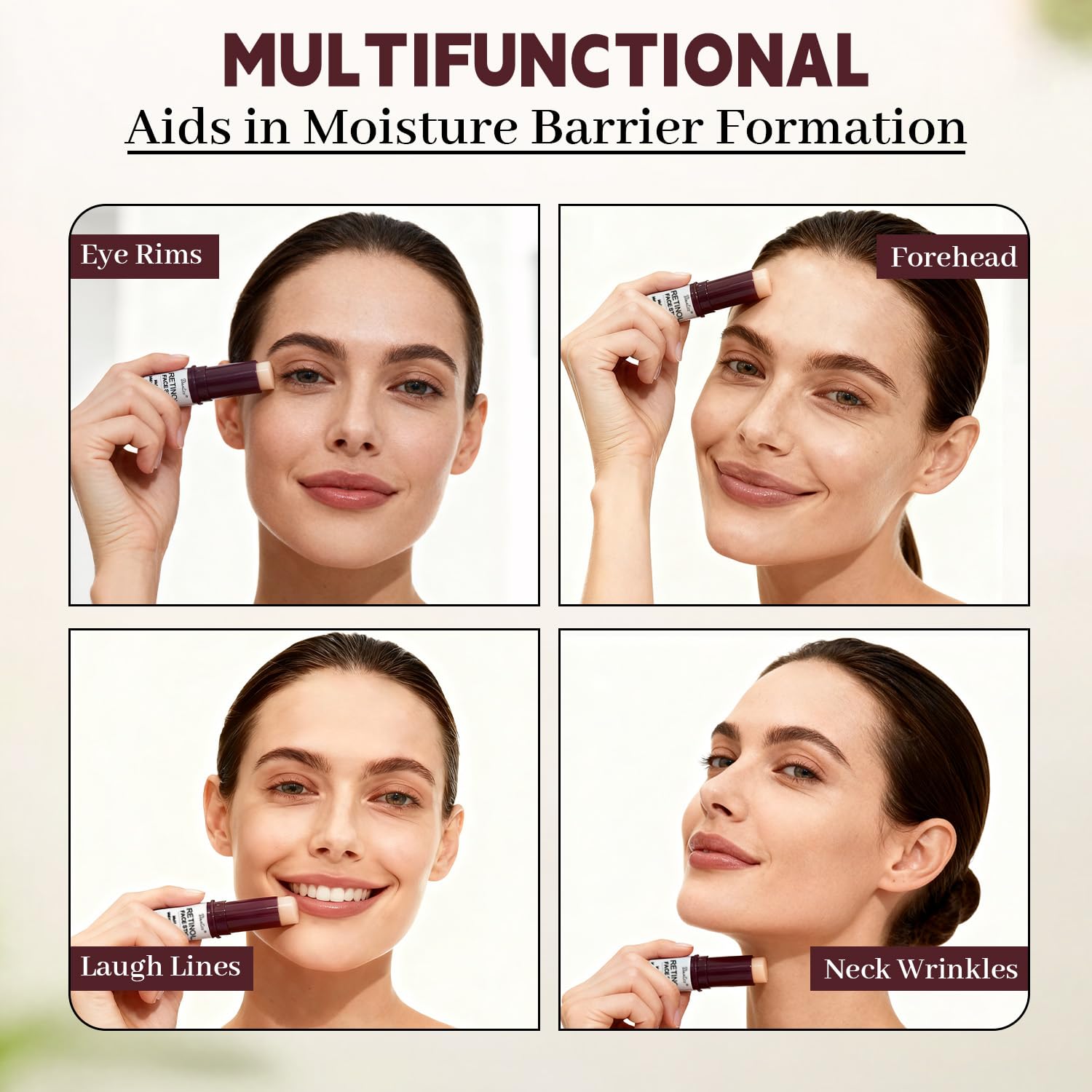 Danliss Retinol Stick Texture Léger – texture légère non grasse adaptée à un usage quotidien.