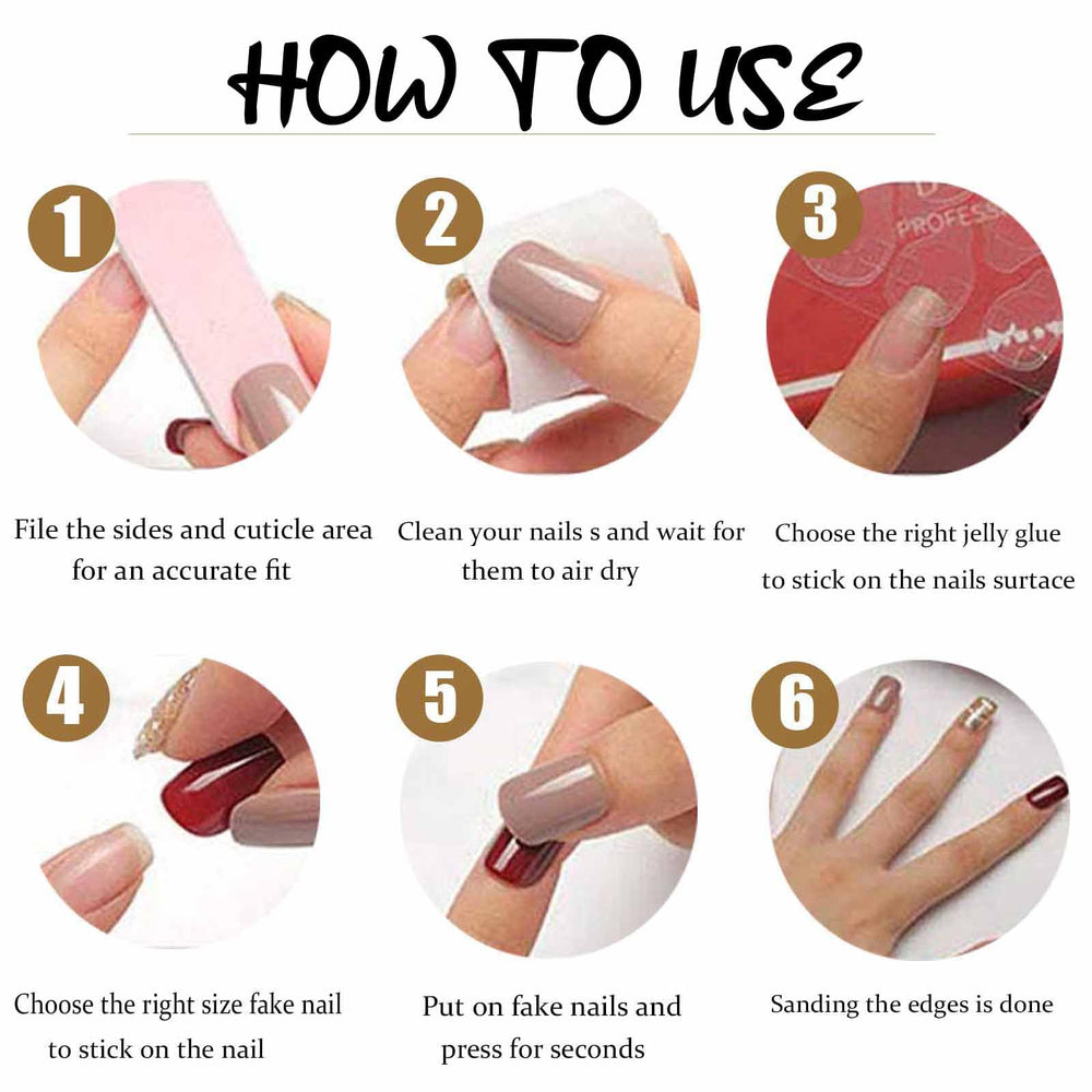 DANMANR colle gel pour ongles presse, adhérence sécurisée
