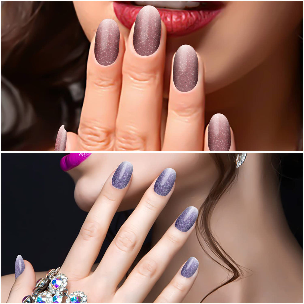 DANNEASY présentation couleur chic pour des décorations d'ongles variées.