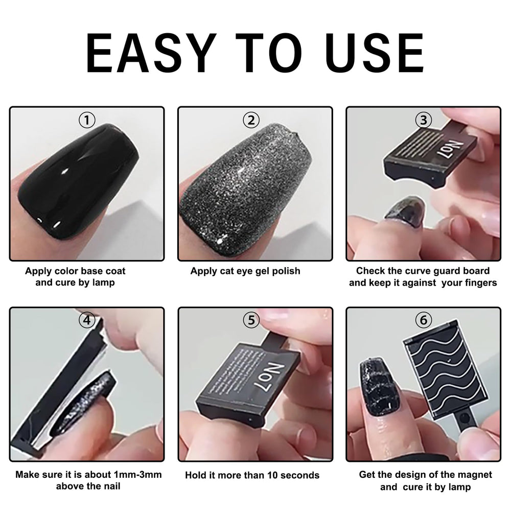 DANNEASY stylo magnétique pour dessiner et styliser les ongles