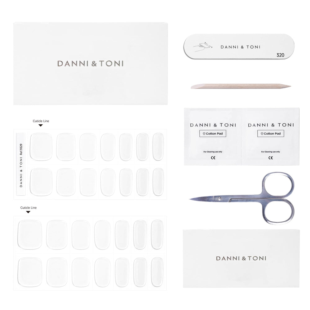 DANNI ET TONI brillance ultra sur chaque ongle pour un effet gel.
