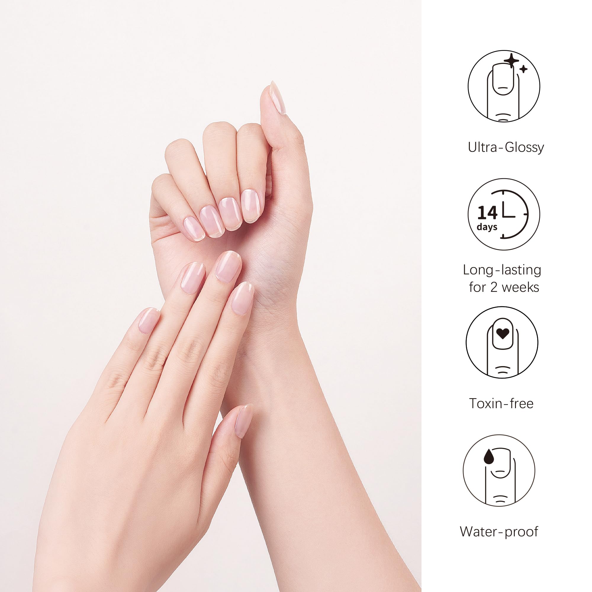 DANNI ET TONI longue tenue jusqu'à deux semaines sur les ongles.