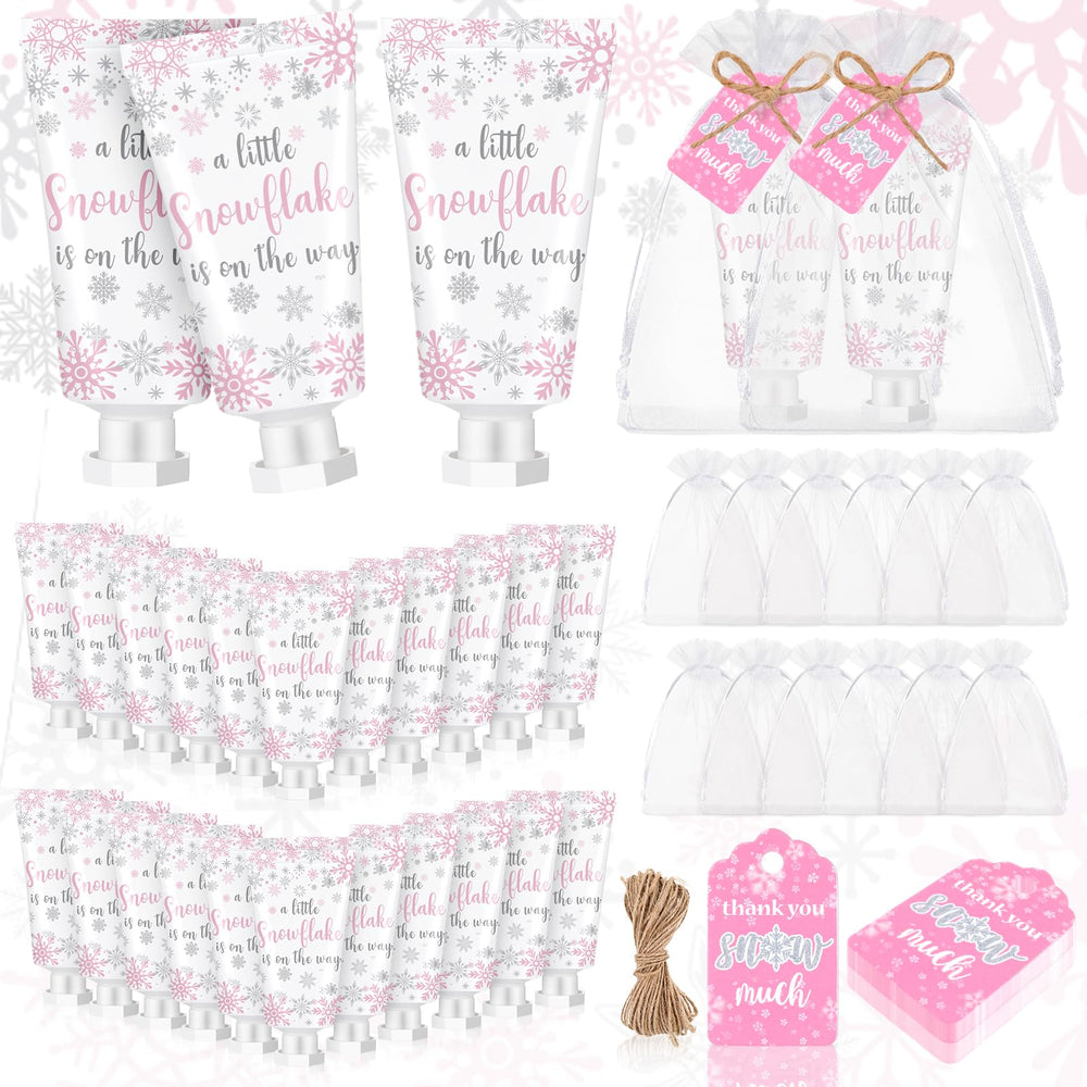 Dansib hand cream set with eucalyptus leaves design for baby shower gifts