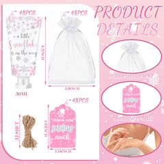 Dansib hand cream featuring eucalyptus leaves design adds elegant party flair
