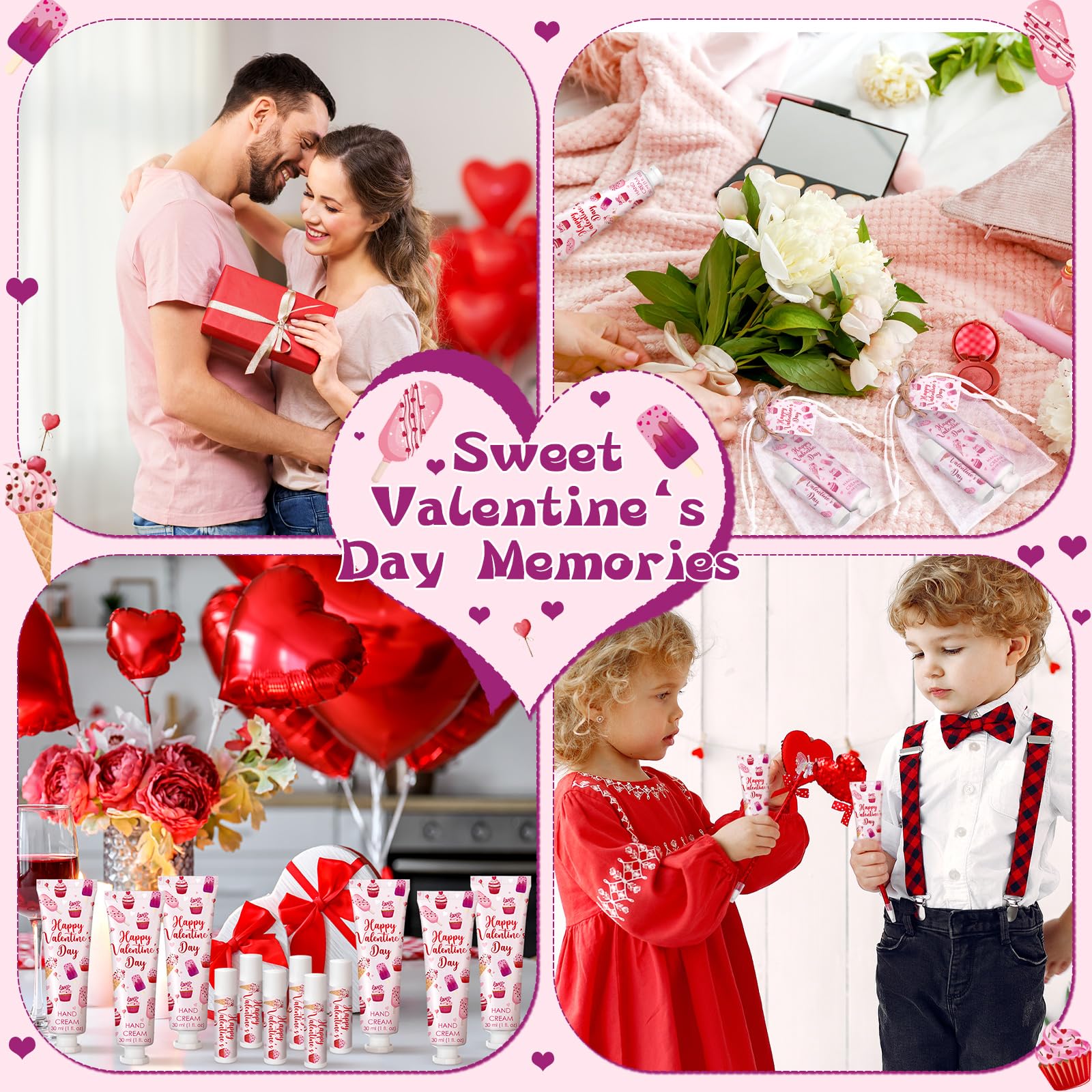 Dansib présentoir cadeaux Valentin, présentation prête à offrir
