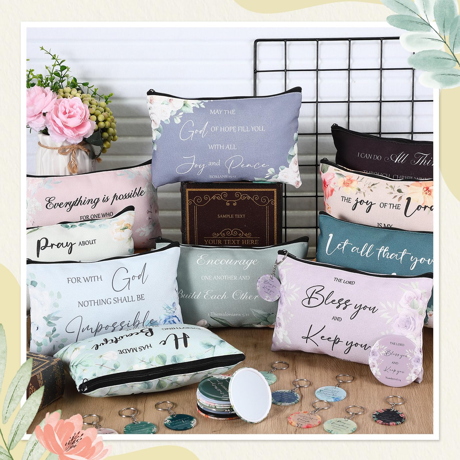 Dansydaisy miroirs mini versets bibliques, pratique et lumineux pour l'évasion spirituelle.