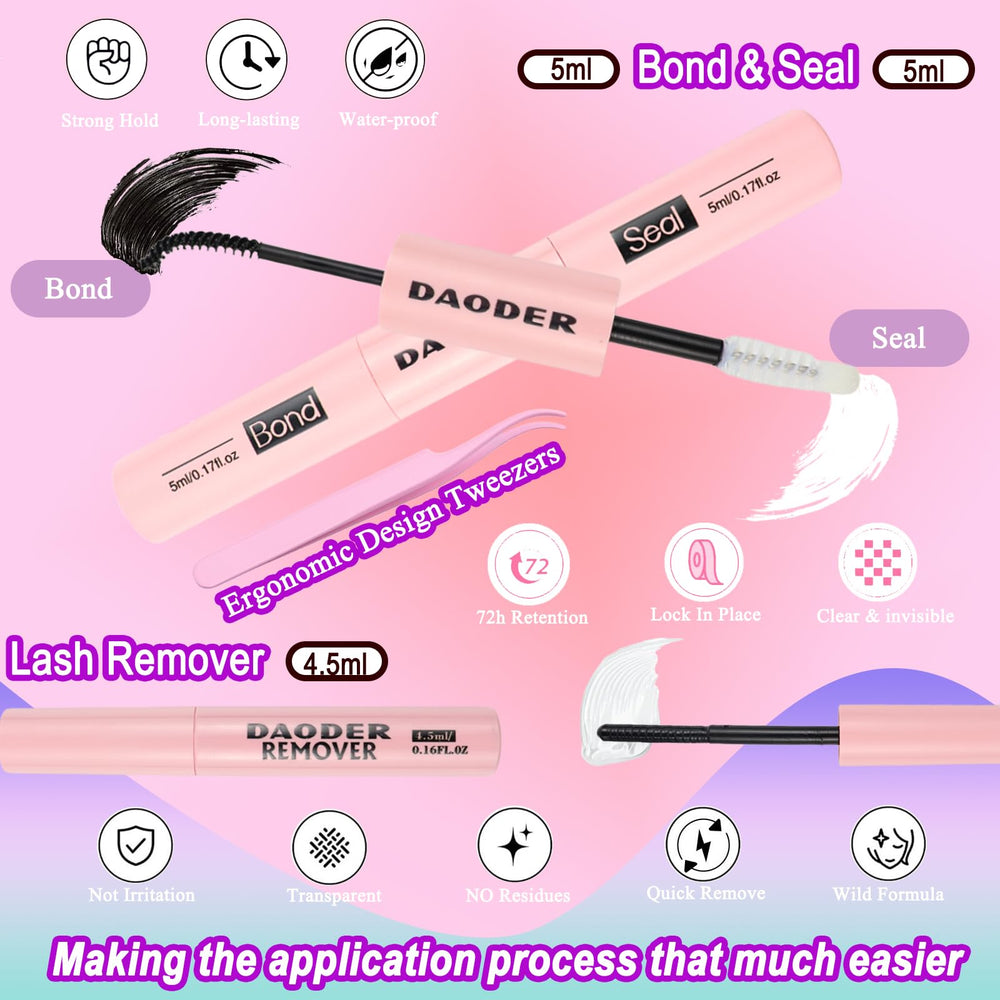 DAODER mini brosse cils pour démêler et brosser les extensions