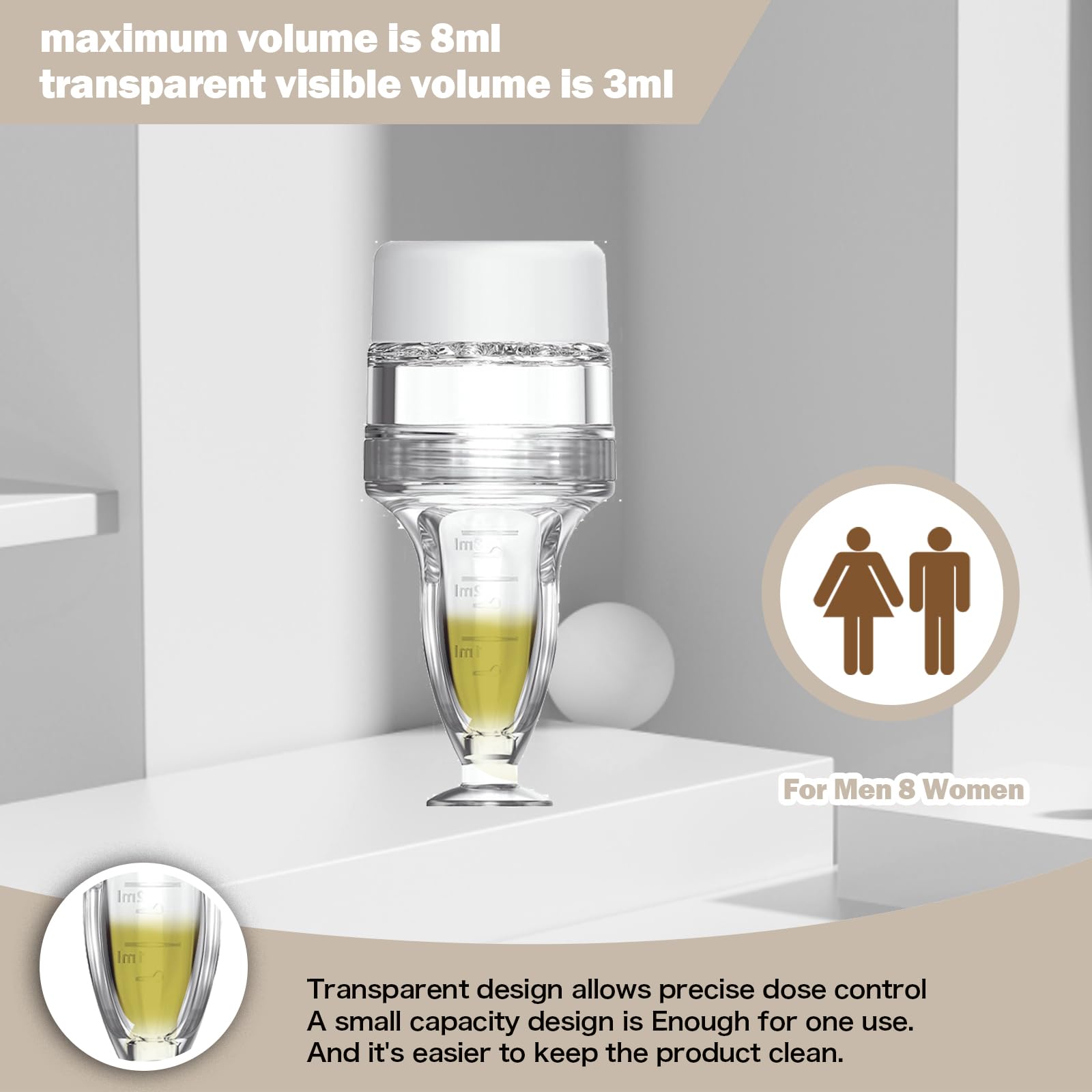 DAPENG-echelle-3ml permet de mesurer facilement la dose recommandée.
