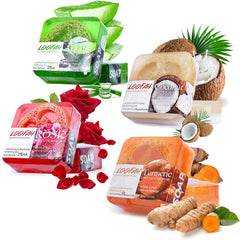 Dapoprren savon loofah curcuma, exfoliation légère pour le visage
