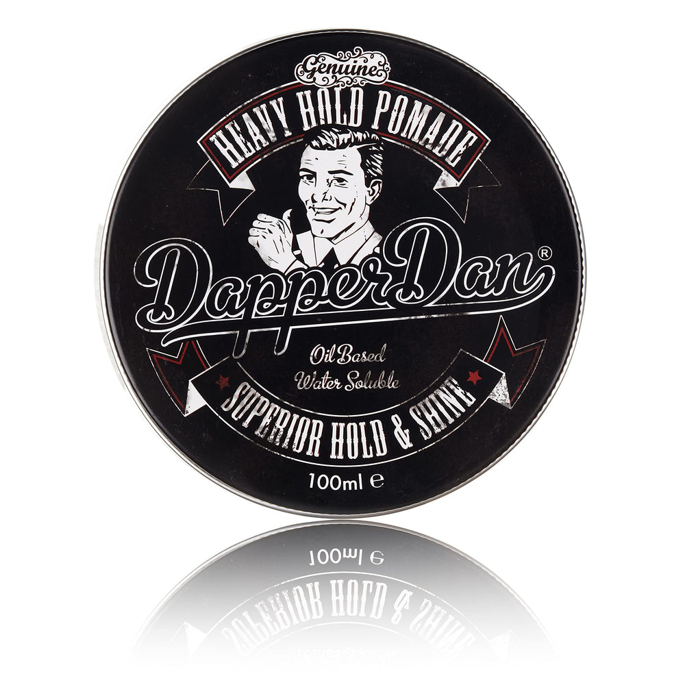 Emballage élégant de la pomade Dapper Dan à tenue lourde