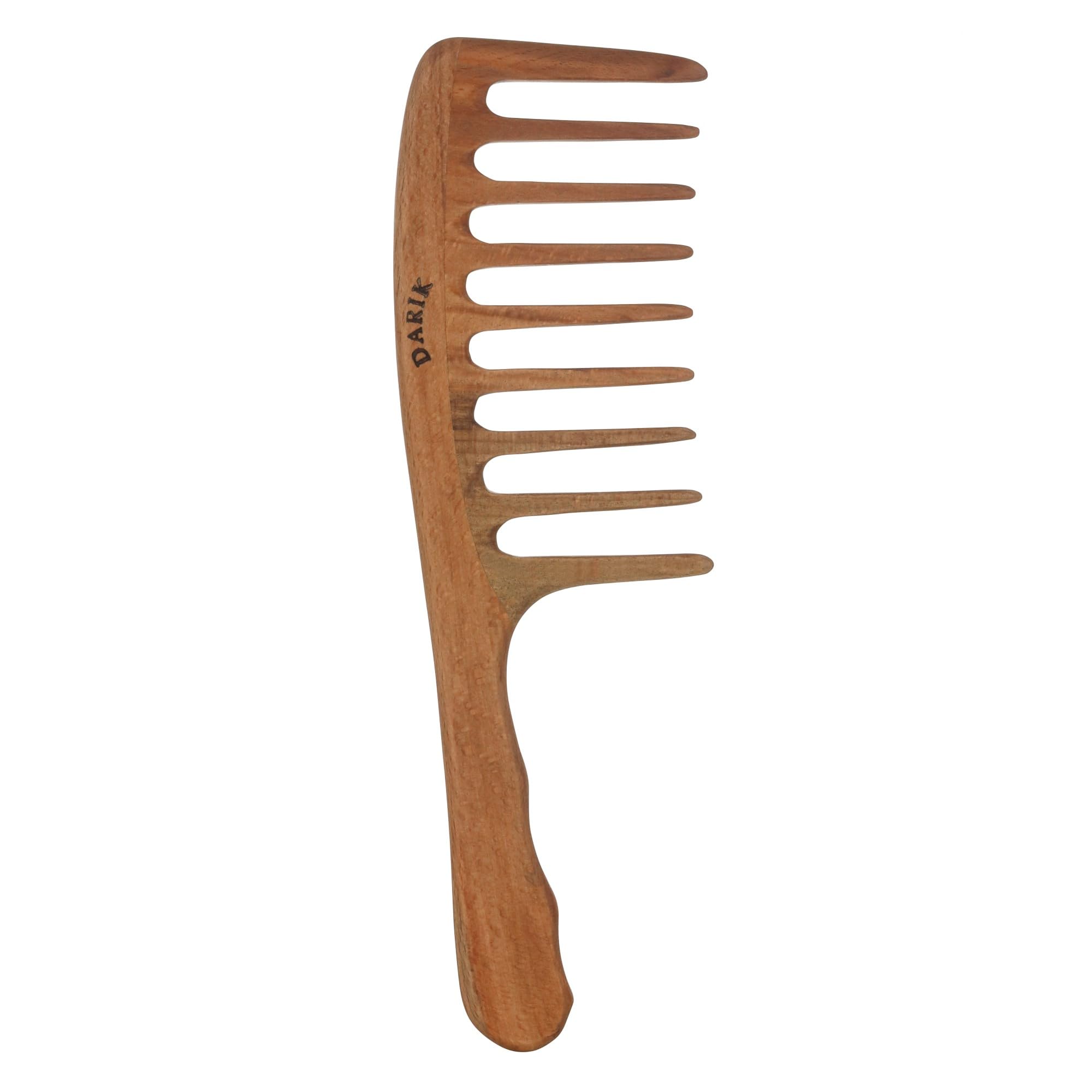 Darık Profesyonel Ahşap peigne bois-dents-larges durable et écoresponsable.