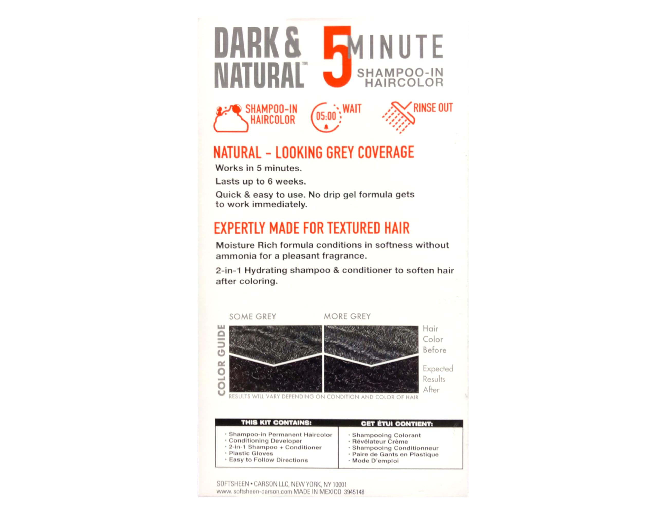 Dark & Natural Color pour Hommes Natural Black — application sans gouttes pour rester propre