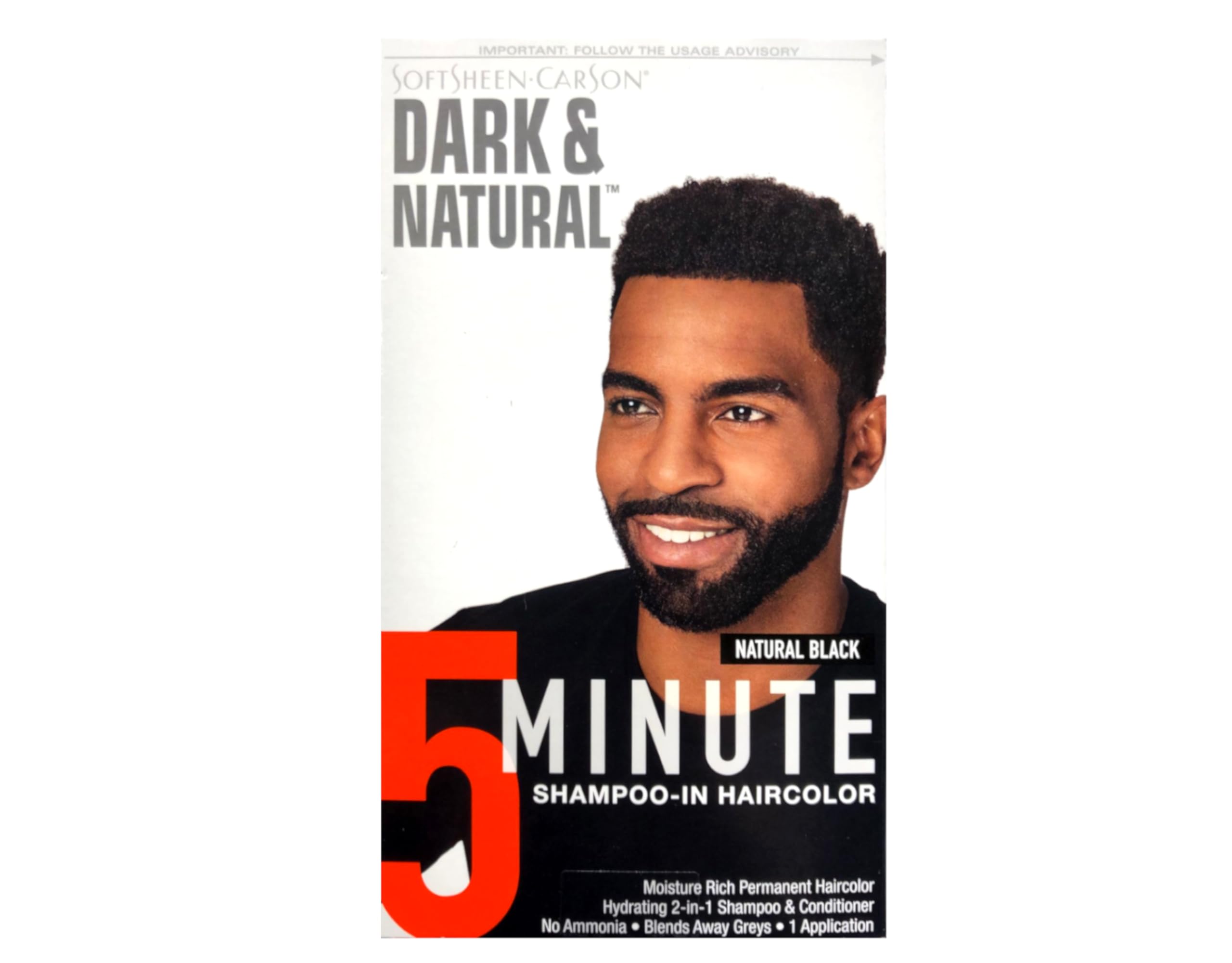 Dark & Natural Color pour Hommes Natural Black — texture crème liquide prête à l’emploi