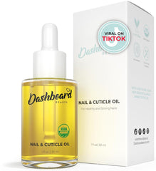 Dashboard Beauty: bouteille huile cuticule pour hydratation et renforcement des ongles