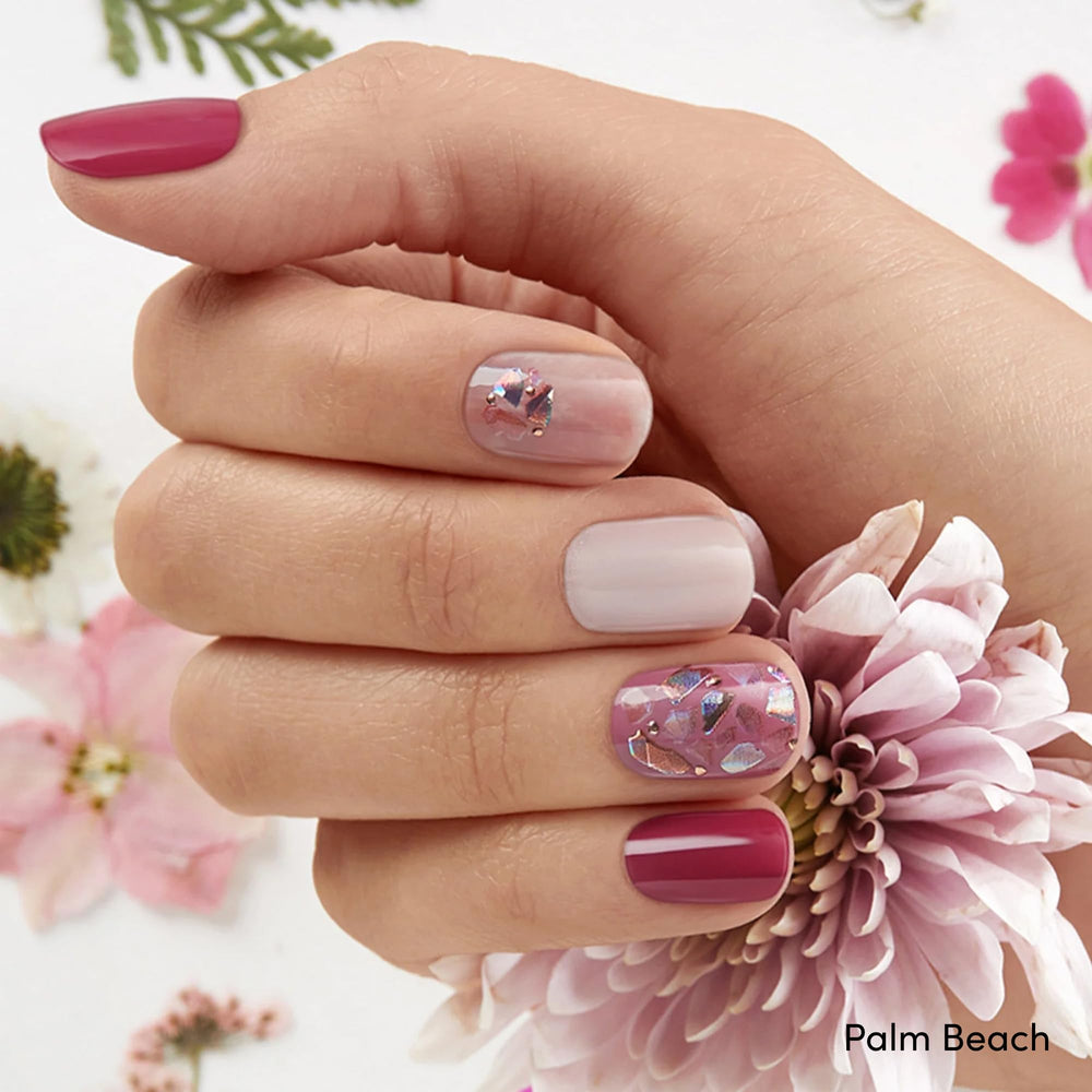 Dashing Diva application rapide bandes gel sur ongles propres