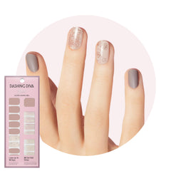 Application rapide des bandes gel Dashing Diva pour mani express sans attente.
