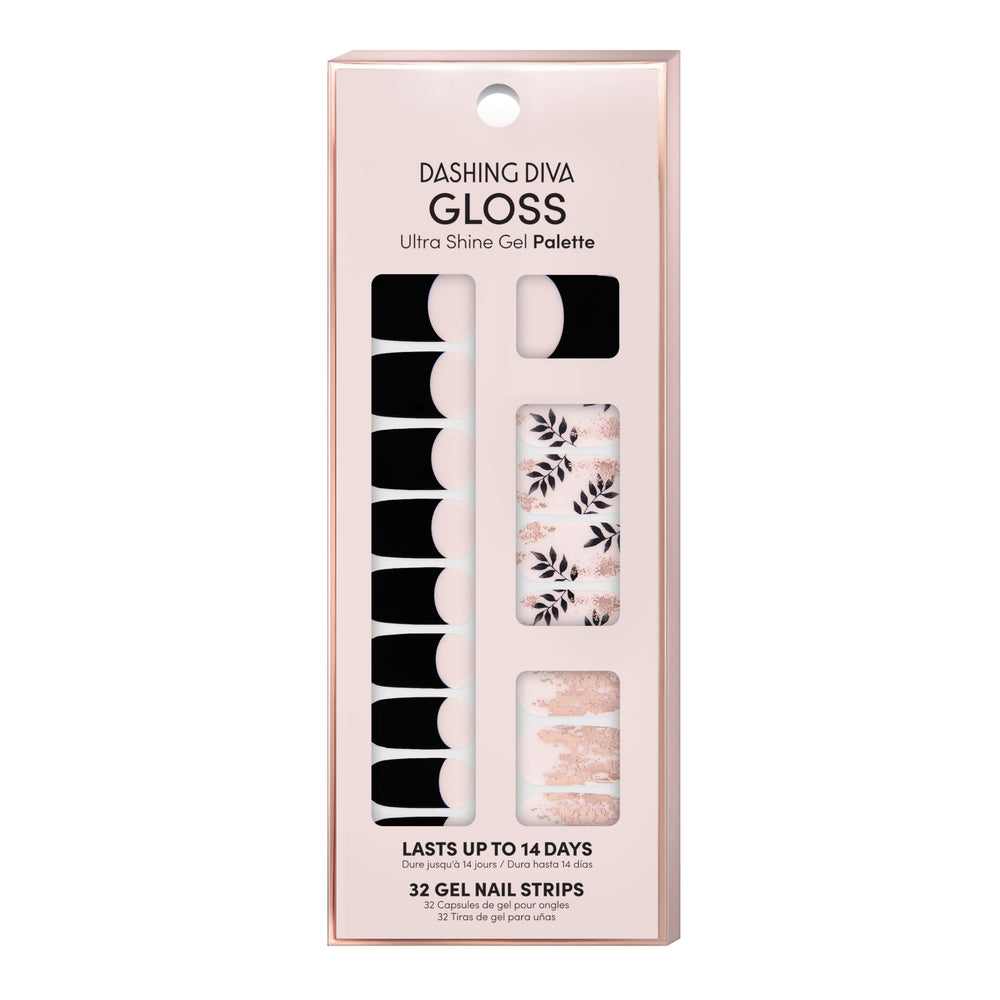 Dashing Diva Touch de Gold – bandes ongles brillantes, fini gel longue durée