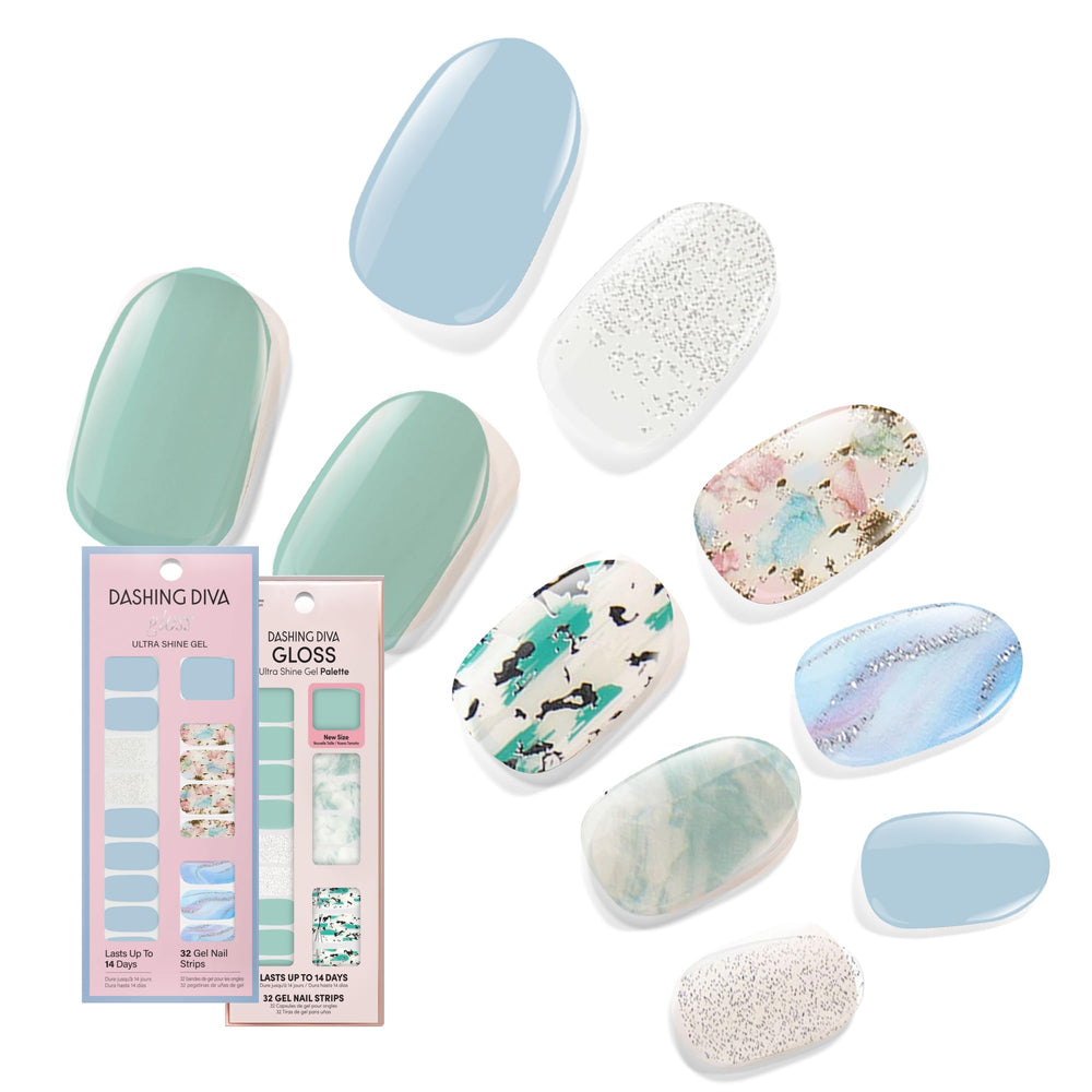 Dashing Diva Spiritual Journey: bandes-vernis brillants pour une manucure rapide et éclatante.