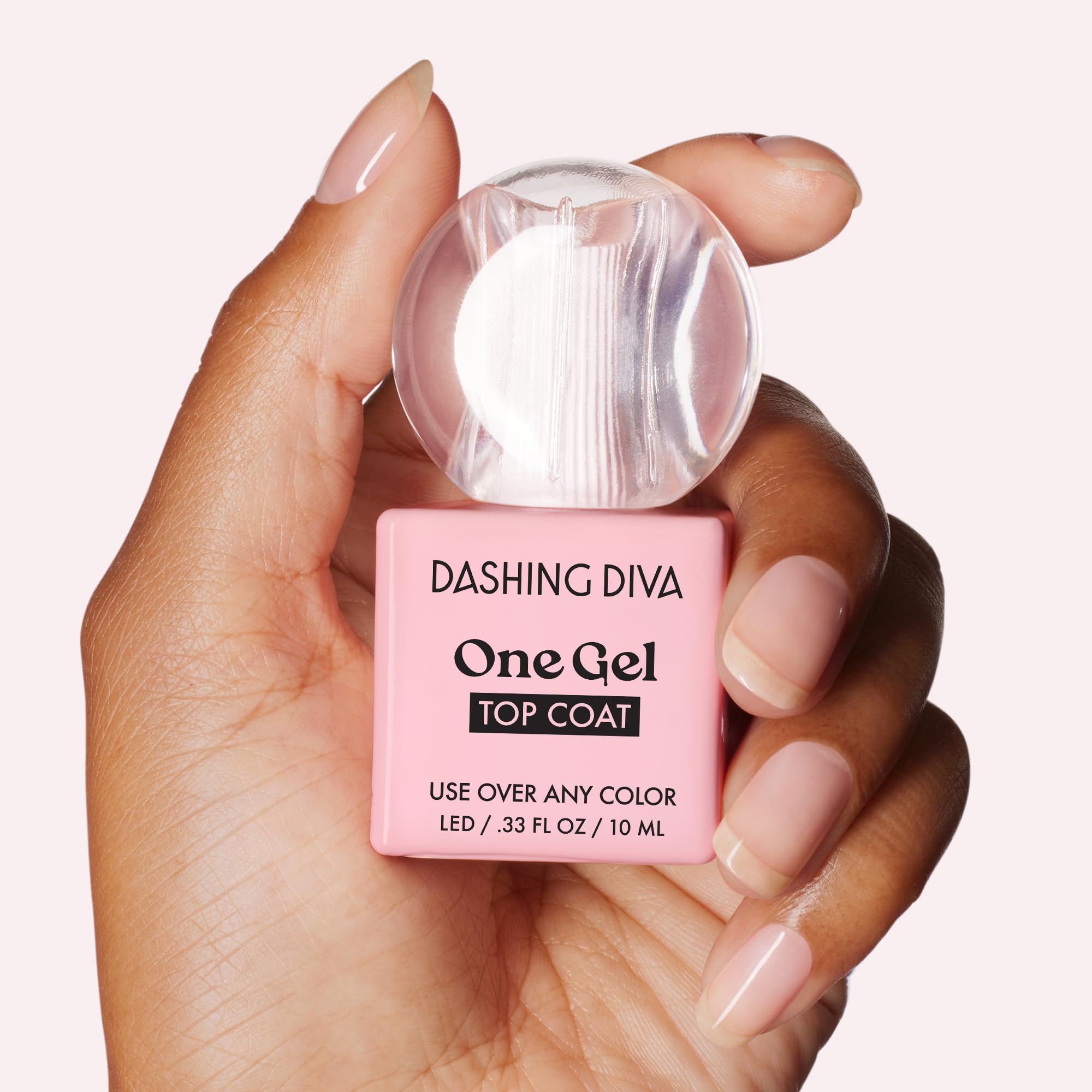 Dashing Diva One Gel Top Coat : formulation végan et sans cruauté envers les animaux.