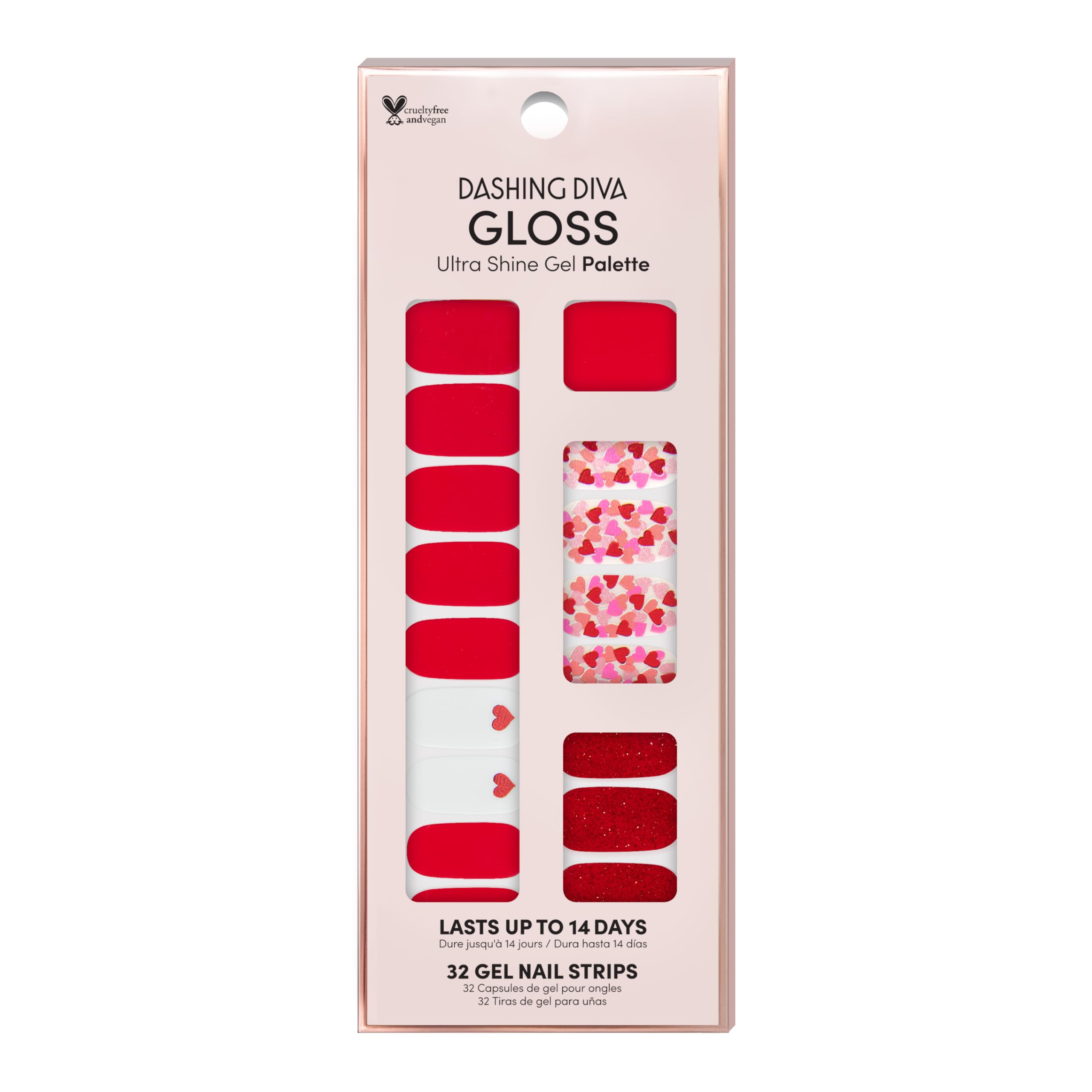Dashing Diva Coup de cœur fille : bandes gel brillantes pour une manucure rapide et durable