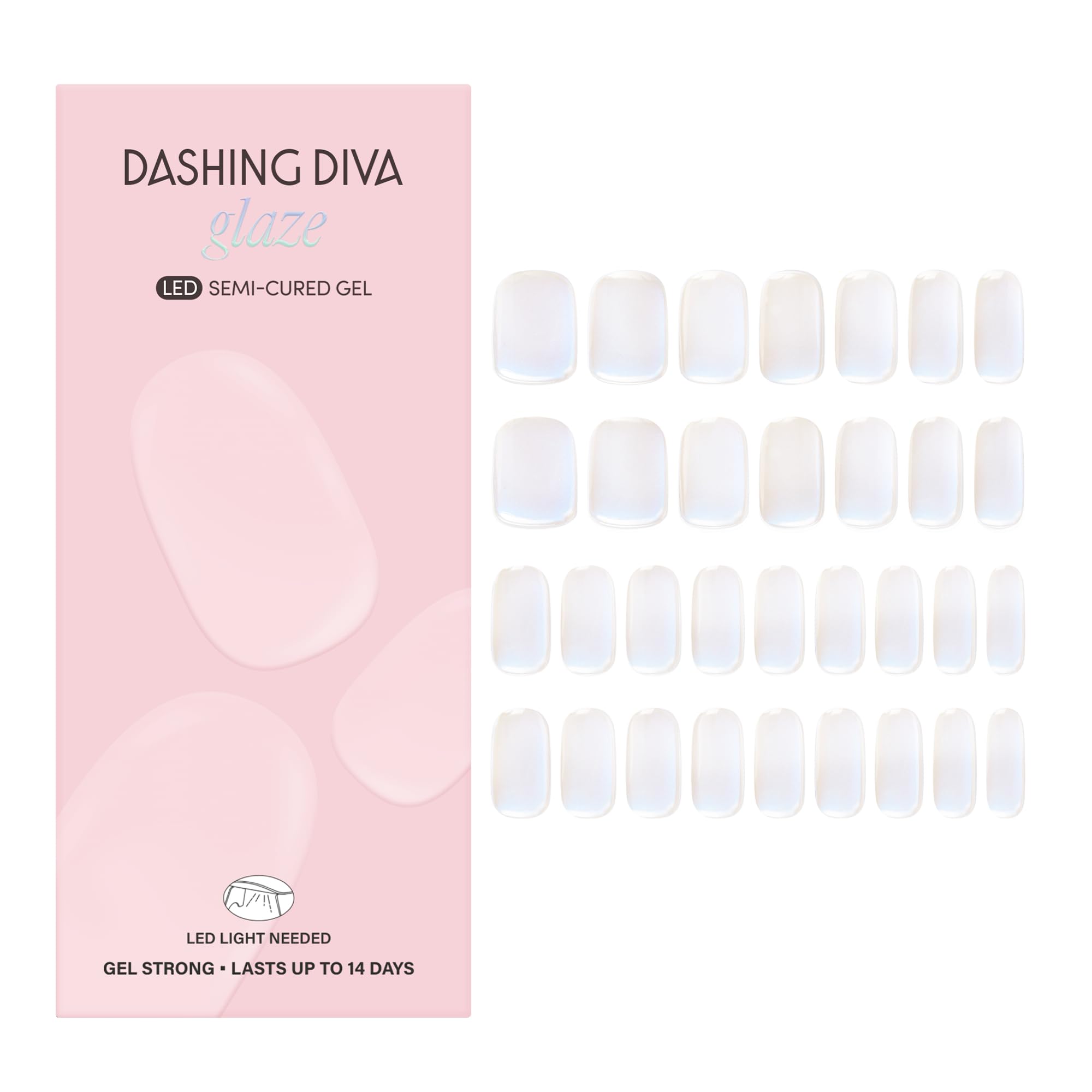 Dashing Diva Glaze Iridesci nail strips offer salon-like color at home.