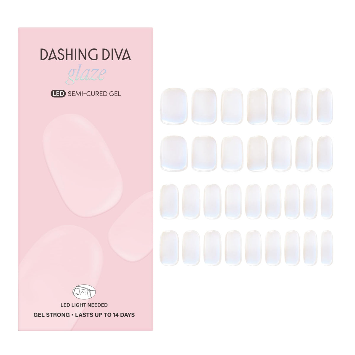 Dashing Diva Glaze Iridesci nail strips offer salon-like color at home.