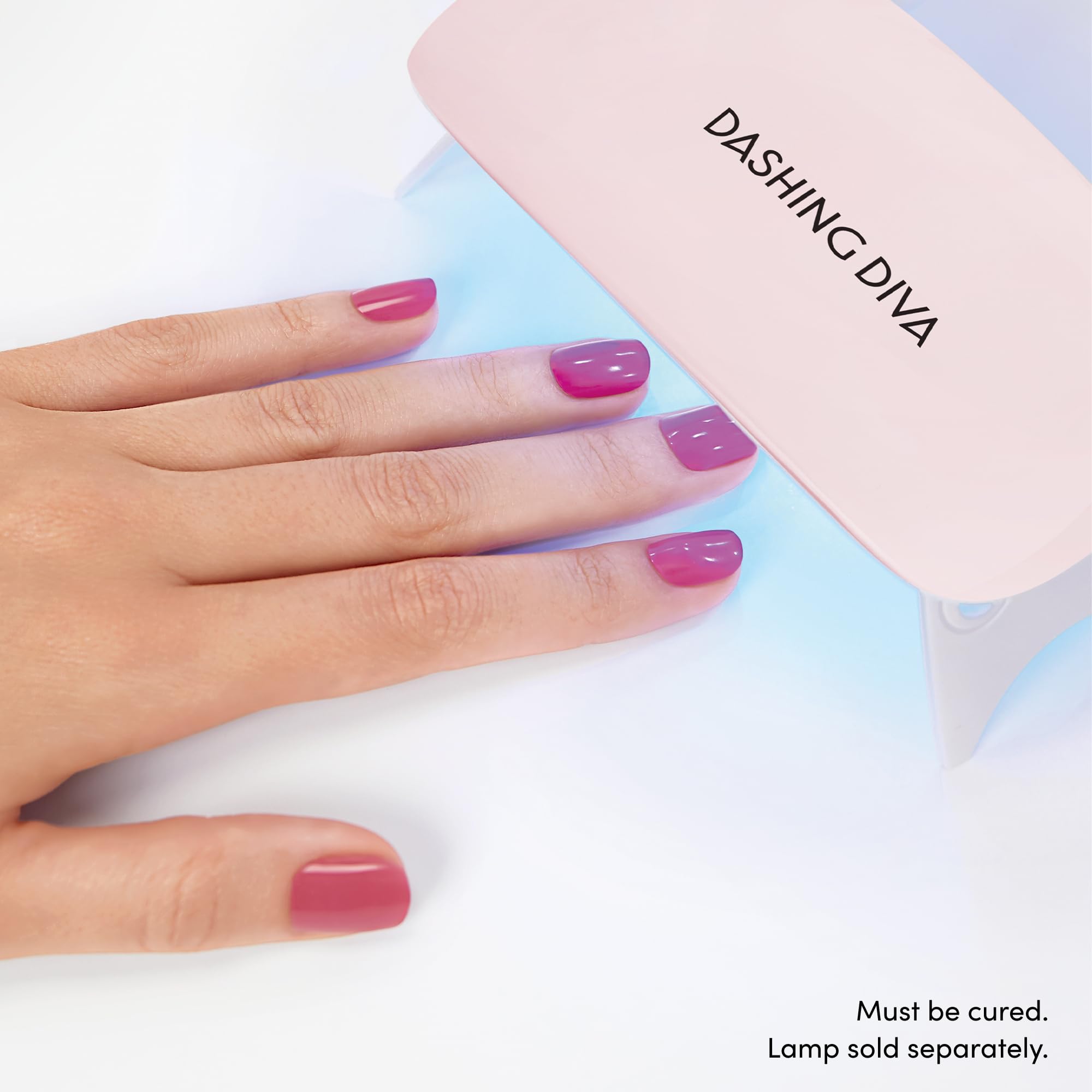 Dashing Diva Glaze prep pad included for oil-free nail prep.