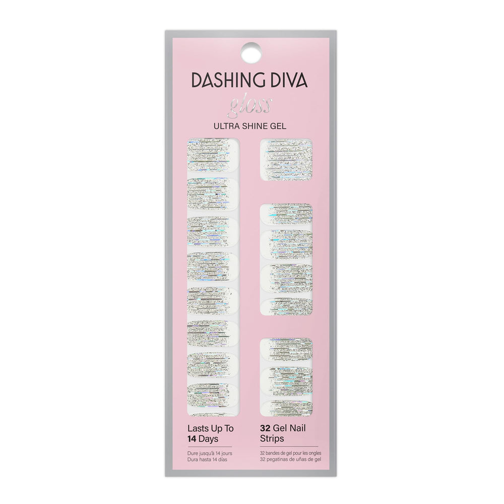 Dashing Diva Going Platinum - nuance argentée base avec fini gel brillant durable