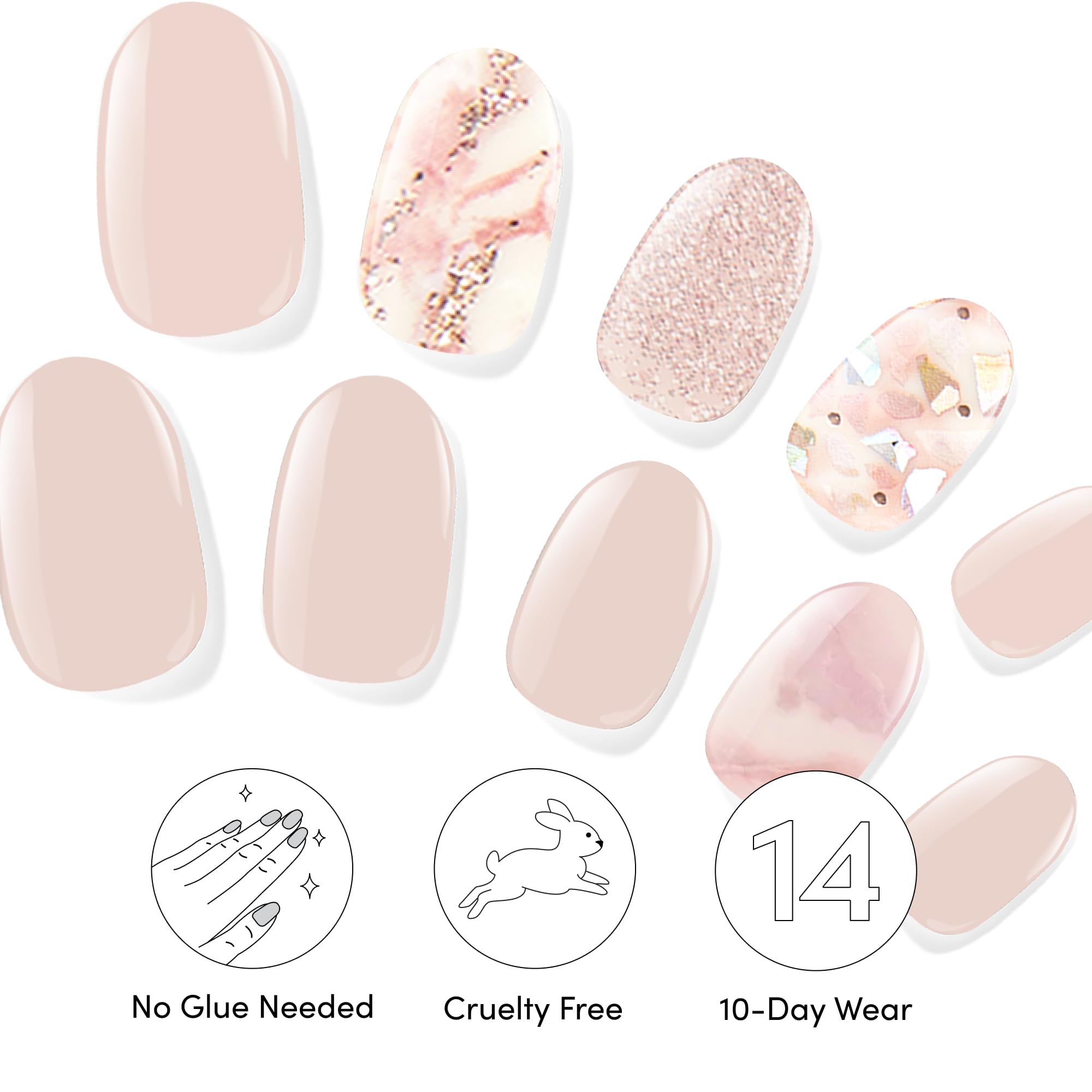 Dashing Diva Gloss Nail Strips résistance aux rayures: tenue durable et sans écaillage.