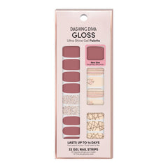 Dashing Diva Gloss Ultra Shine Strips sur ongles pour une brillance durable.