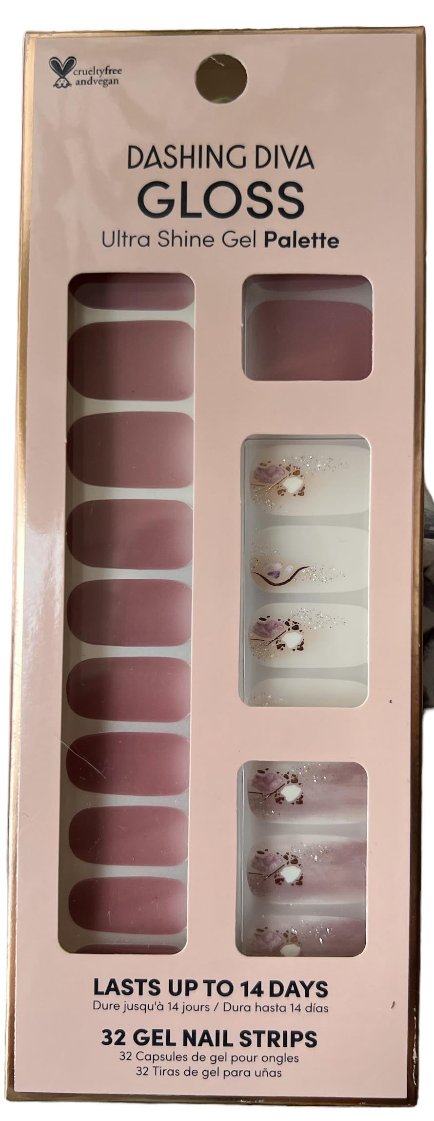 Dashing Diva Heavenly Power : bandes ongles gel, finition ultra brillante et longue tenue