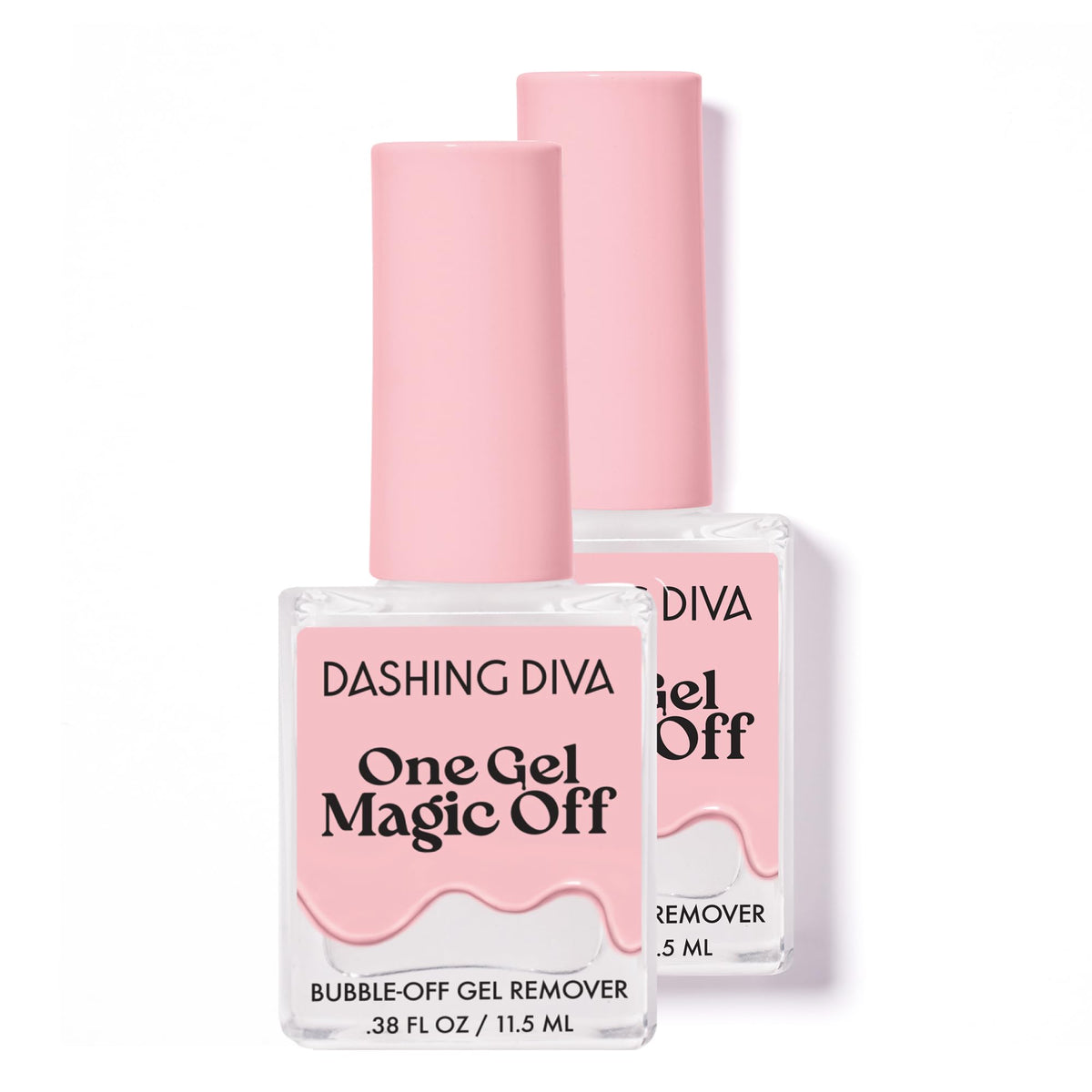 Dashing Diva Magic Off: bouteille dissolvant gel One Gel pour un retrait rapide.