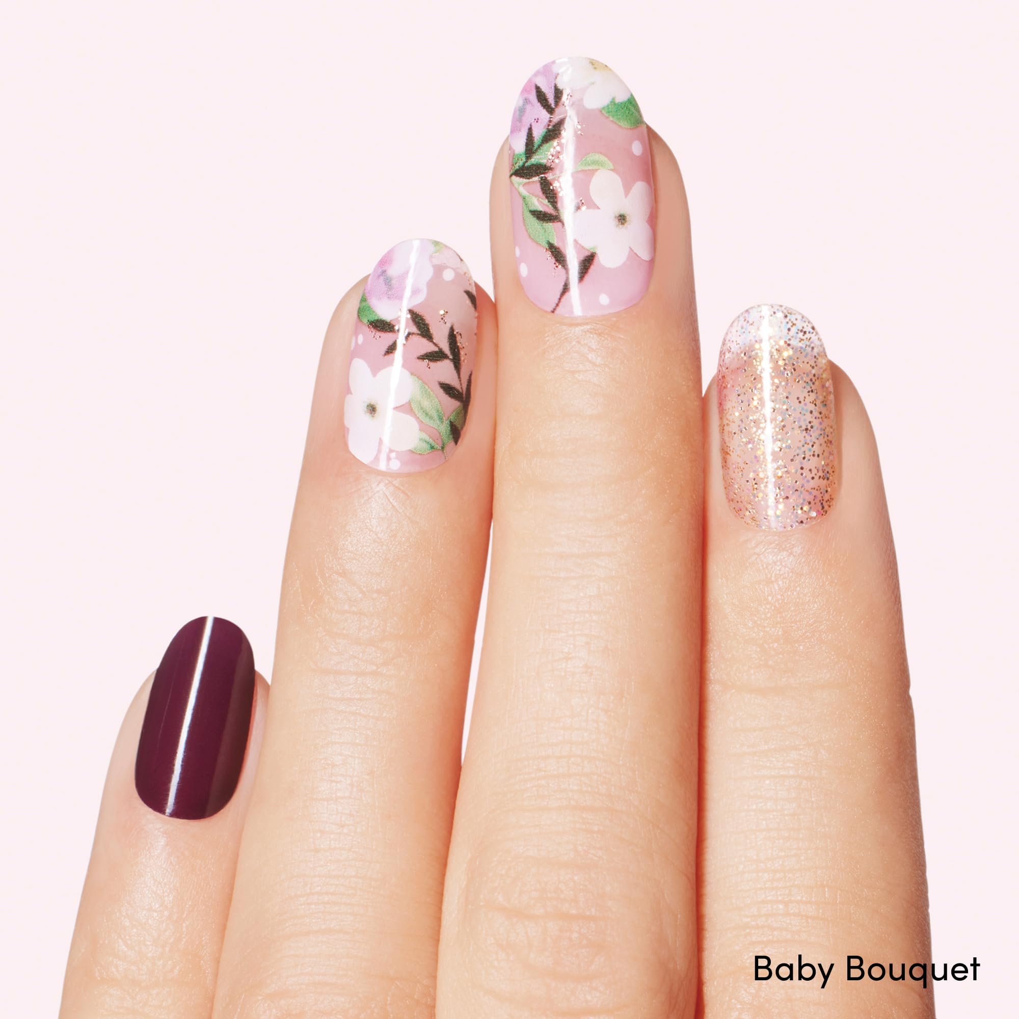 Bandes vernis gel Magnolia Vine de Dashing Diva finition brillante