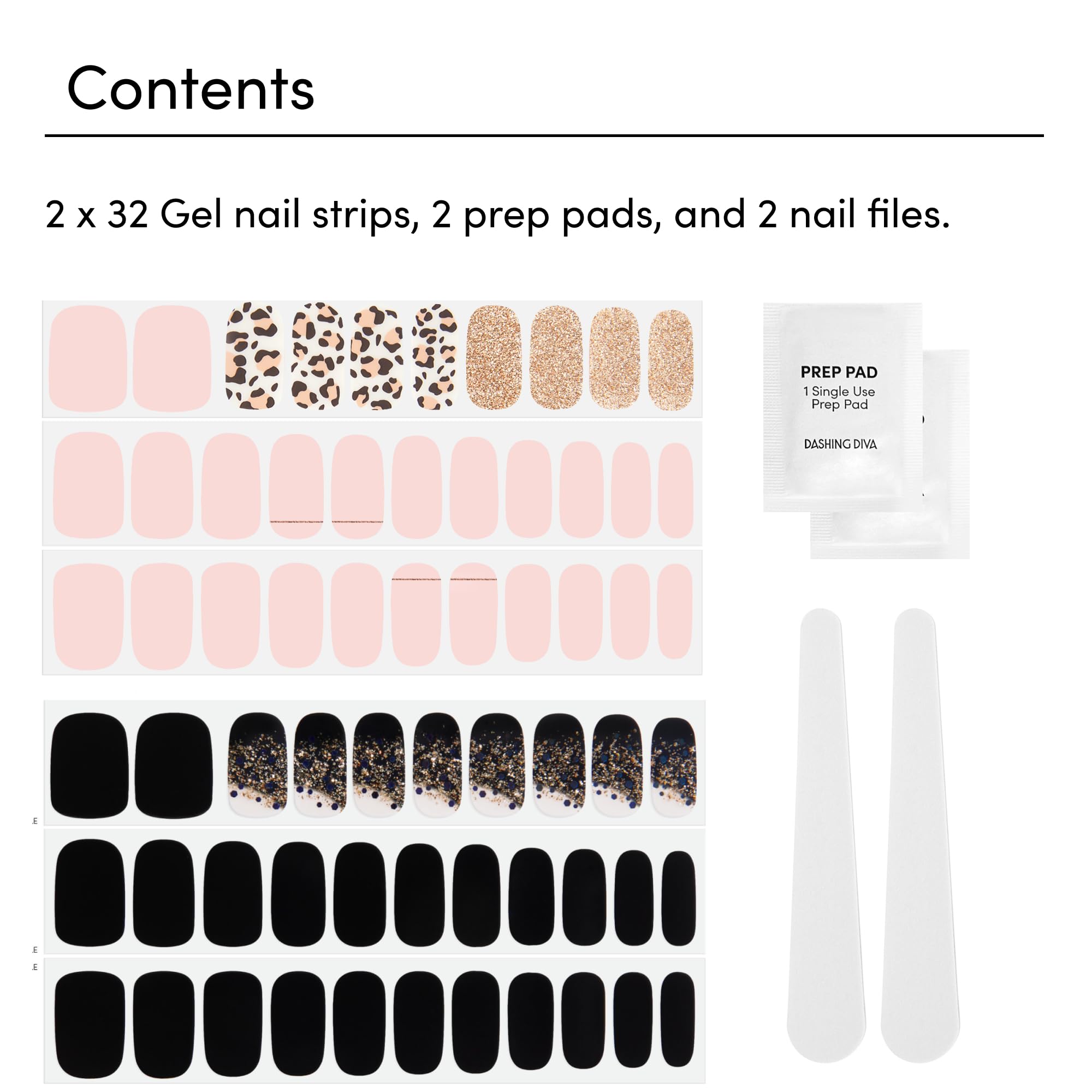 Préparation des ongles avec le pad nettoyant inclus par Dashing Diva
