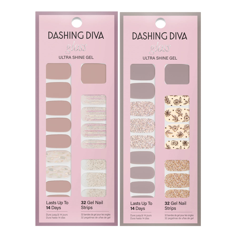 Texture gel brillante sur ongles Apres Eclat – touche lumineuse durable.