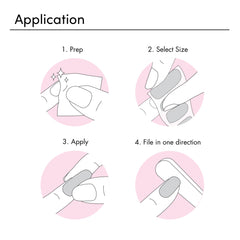 Application rapide des bandes gel Valentine Dashing Diva sans effort.