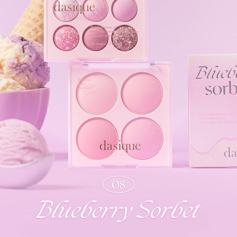 Dasique Blending Mood Cheek #08 Quatre Nuances Velours — rendu velouté naturel
